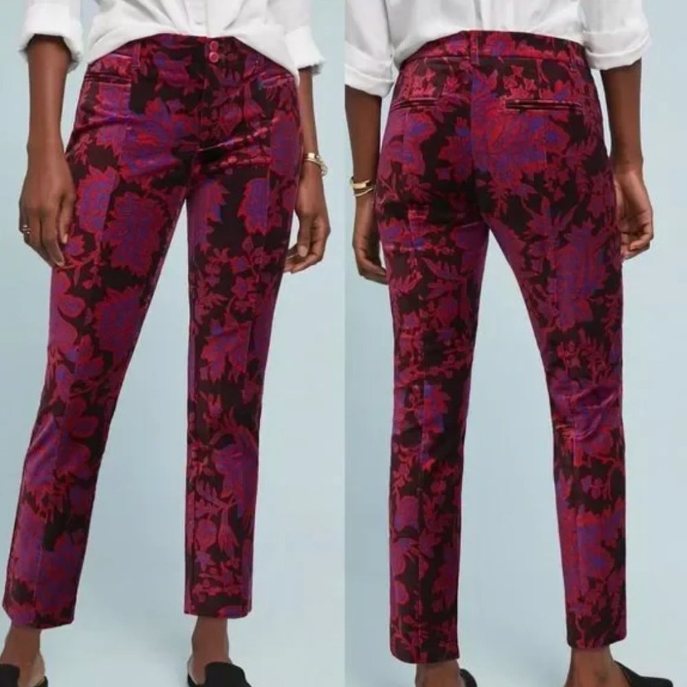 Anthropologie Velvet The Essentials Slim Cut Pant Size 4